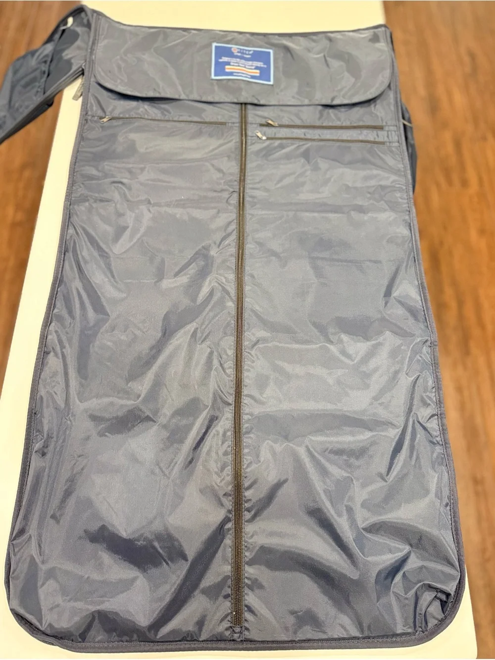 Stitch Golf Garment Bag w/Handles Duffel Case, Navy Blue strap incl